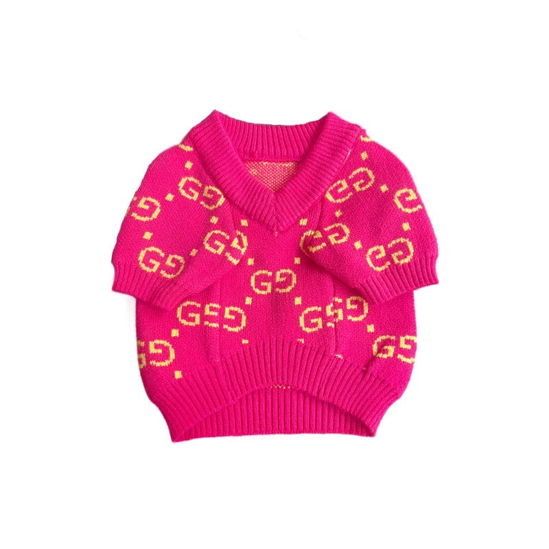 Guccino V-Neck Sweater V1
