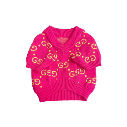 Guccino V-Neck  Sweater V1